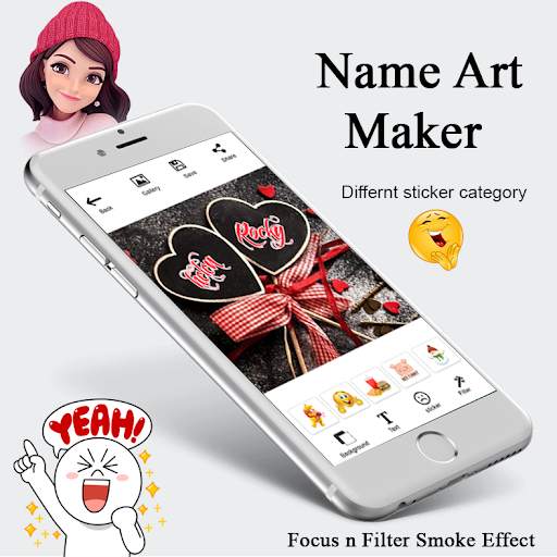 Name Art Maker Smoke Effects screenshot 4