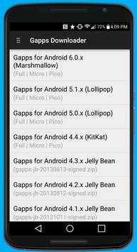 Gapps Downloader screenshot 2