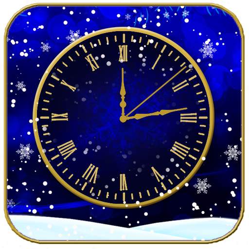 Winter Clock live wallpaper 7.0