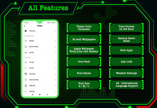 Hi-tech Productive Launcher screenshot 8