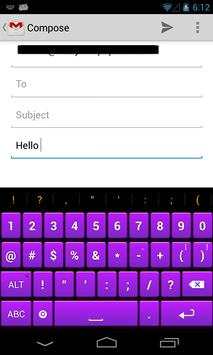 Purple Keyboard screenshot 2