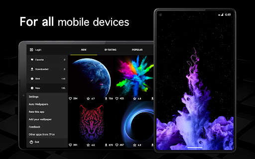 Black Wallpapers 4K (Dark) screenshot 6