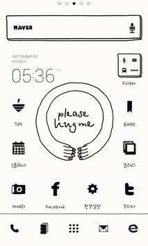 Hug Dodol Launcher theme screenshot 2