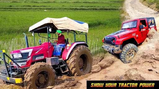 Heavy Tractor Pulling & Farming Drive Simulator screenshot 7