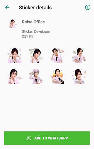 Kumpulan Sticker Artis Cute Cool for WAStickerApps screenshot 5