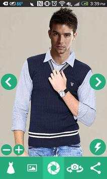 Pria kemeja foto jas screenshot 4