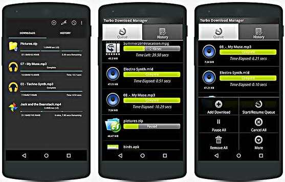 Turbo Download File Manager screenshot 1