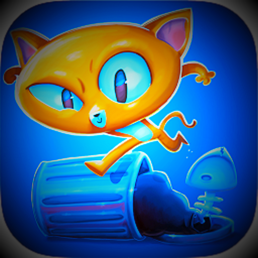 Cat Run in Street icon