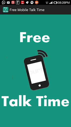 Free Mobile Talk Time screenshot 1