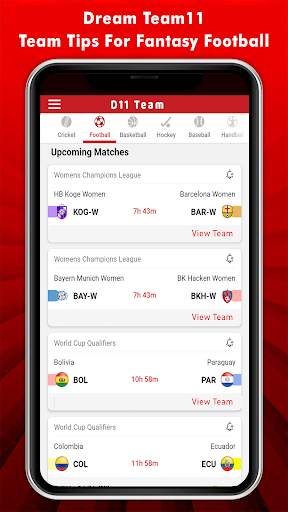 Dream Team 11 Dream11 App Tips screenshot 4