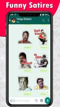 Telugu Stickers - Free Funny Stickers screenshot 4