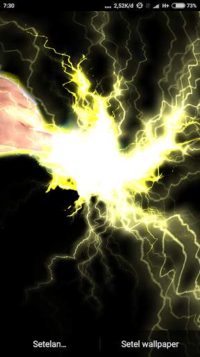 Electrical Lightning Touch Thunder Live Wallpapper screenshot 6