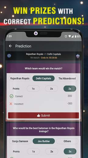 CricWhiz - PLAY Fantasy Cricket & WIN Big Prizes! screenshot 3
