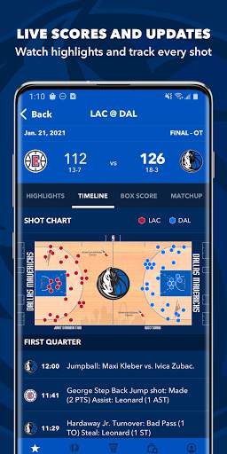 Dallas Mavericks screenshot 3