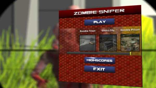 Zombie Sniper Shooter screenshot 1