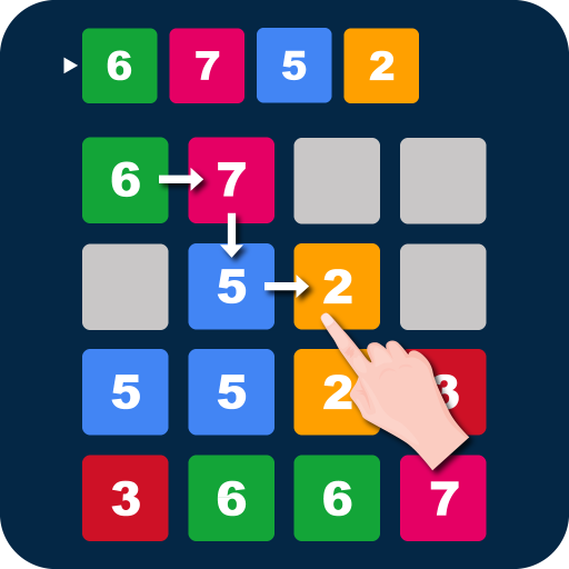 Place n Merge Numbers: Match 3 Block Puzzle icon