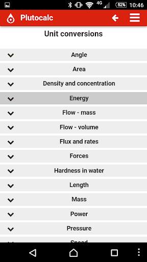 Plutocalc Water and Wastewater screenshot 2