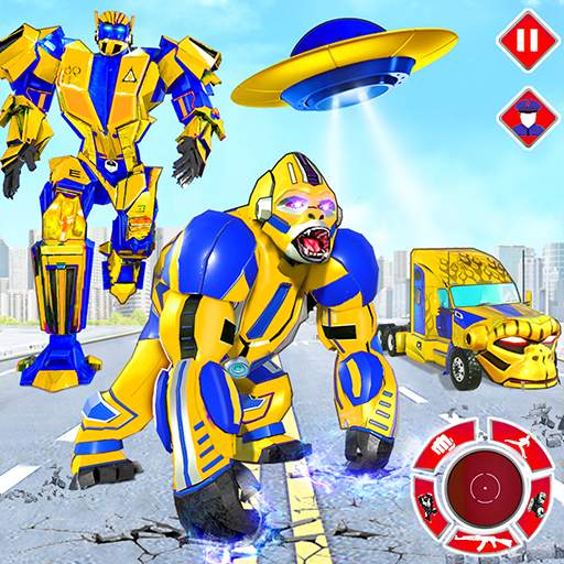Angry Gorilla Robot Truck Game 2.0.1
