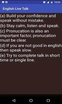 English Talk: Live Practice App screenshot 2