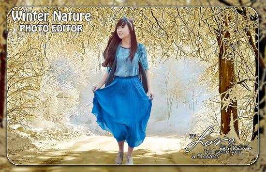 Winter Nature Photo Editor screenshot 1