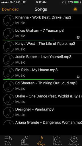 Music Drive - Cloud Music Streamer screenshot 2