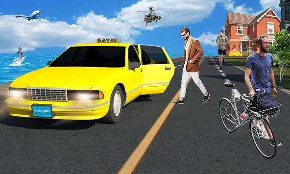 Crazy Taxi Driving Game screenshot 1