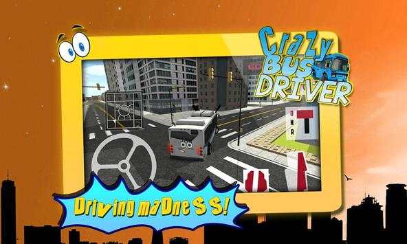 Crazy Bus Driver 3D Simulator screenshot 1