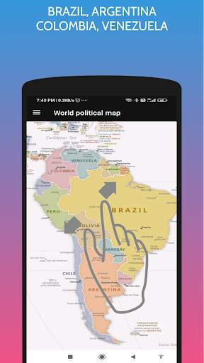 World Political Map 2022 screenshot 8