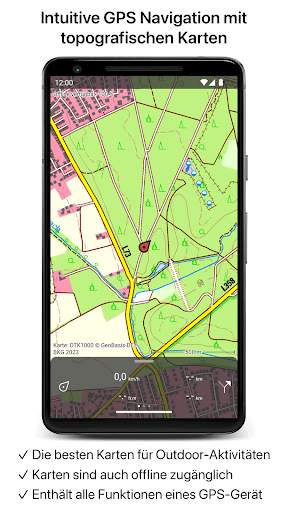 Topo GPS screenshot 1