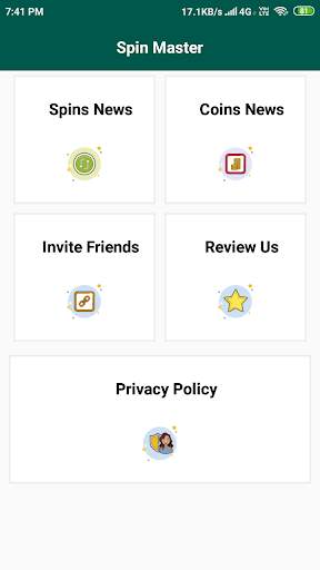 Spin Master - Free Spins and Coins Tips screenshot 1