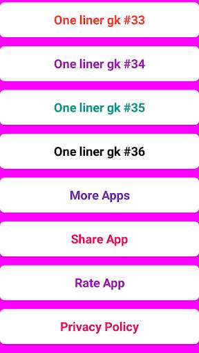 Gk one liner screenshot 2