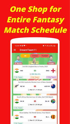 Dream Team11 - Fantasy Team Guide for Dream11 screenshot 2