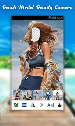 Beach Model Beauty Camera screenshot 2