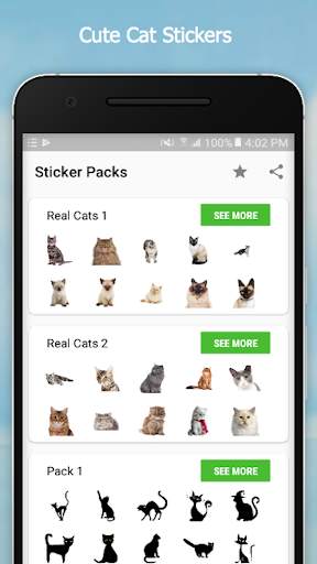 Stickers de Gatos para WhatsApp (WAStickerApps) screenshot 1