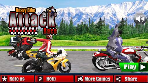 Heavy Bike Attack Race :Crazy Moto Stunt Rider screenshot 2