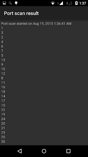 UDP Port Scanner Beta screenshot 4
