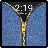zíper bloqueio tela jeans icon
