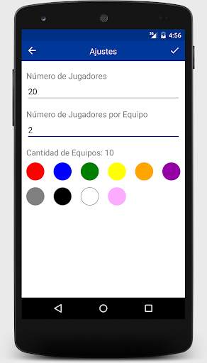 Seleccionar Equipos al Azar screenshot 4