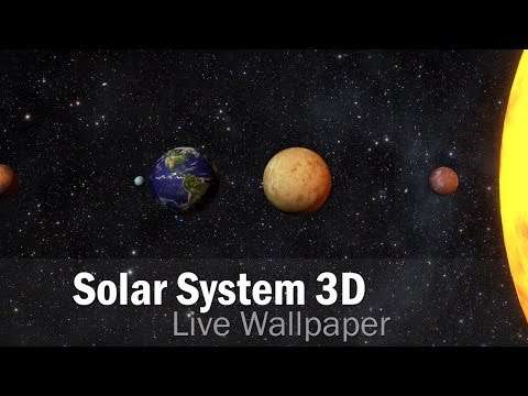 Solar System 3D Free Live Wallpaper screenshot 1