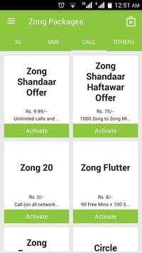 Zong Packages 3G/4G screenshot 6
