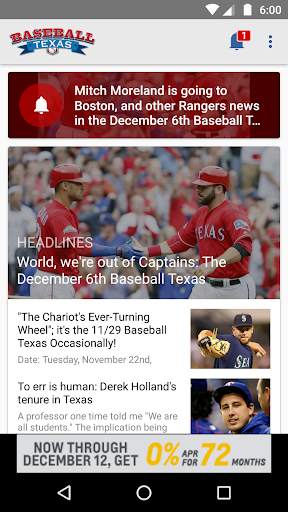 Baseball Texas - Rangers News screenshot 1