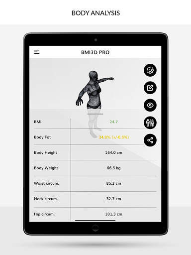 BMI 3D - Body Mass Index and body fat in 3D screenshot 6