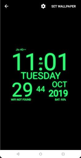 wp clock live wallpaper screenshot 3