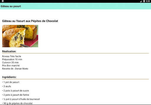 Gâteau au yaourt screenshot 12