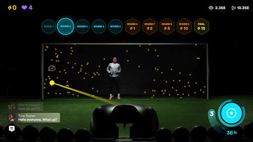 Live Penalty: Score goals against real goalkeepers screenshot 2