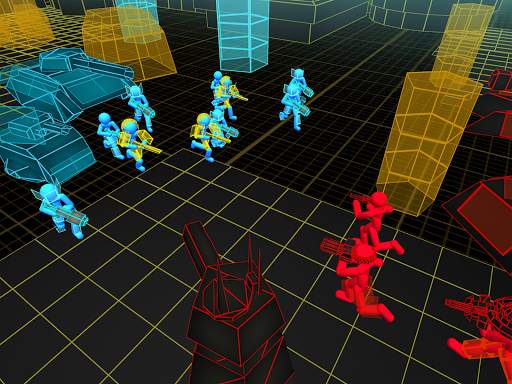 Stickman Simulator: Tank Neon screenshot 14