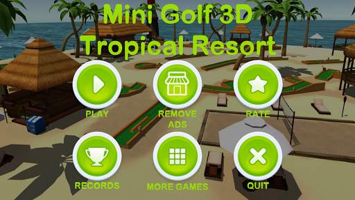Mini Golf 3D Tropical Resort स्क्रीनशॉट 2
