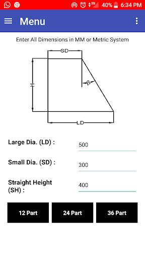 Eccentric Cone Layout screenshot 2