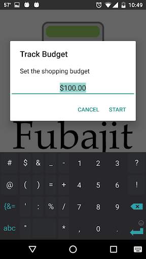 Fubajit Shopping Calculator screenshot 3