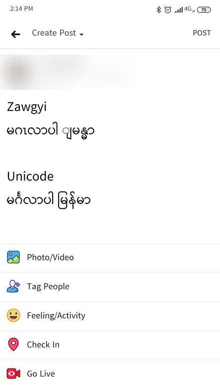 MUC - Myanmar Unicode Converter screenshot 4